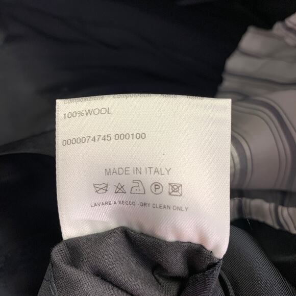 BRIONI Size 40 Regular Navy Black Two Toned Wool Peak Lapel Sport Coat - Picture 9 of 9